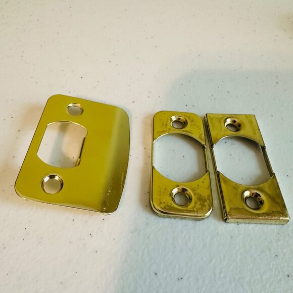 Design House Terrace Lockset Polished Brass Finish Keyed Entry Door Knob - Picture 5 of 10